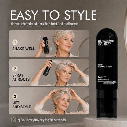 Fluffy Volumizing Hair Shaping Spray, Long‑Lasting Mist with Sweet Peach Fragrance