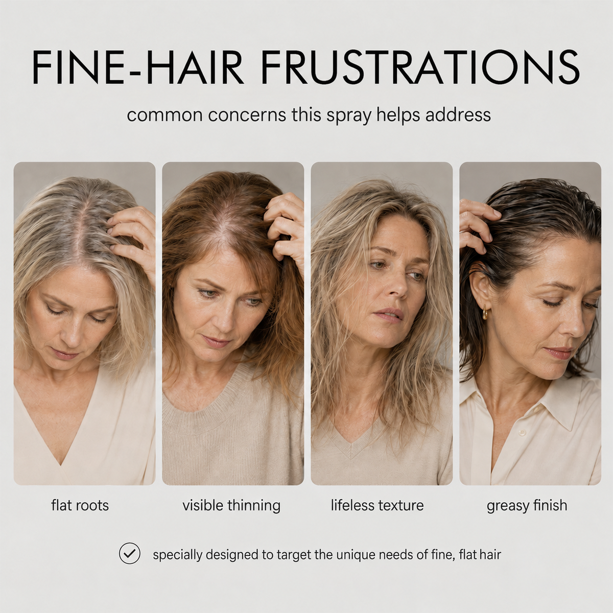 Fluffy Volumizing Hair Shaping Spray, Long‑Lasting Mist with Sweet Peach Fragrance