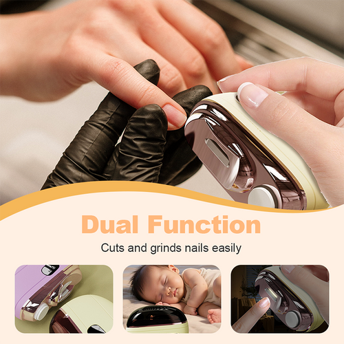 🥳2026 HOT SALE🥳Trim Nails Instantly! No-Pinch 360° LED Electric Clipper